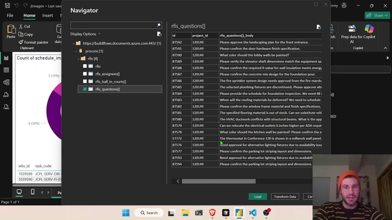 Procore + P6 + Power BI video thumbnail